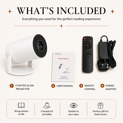 ChapterGlow™ Smart Reading Projector