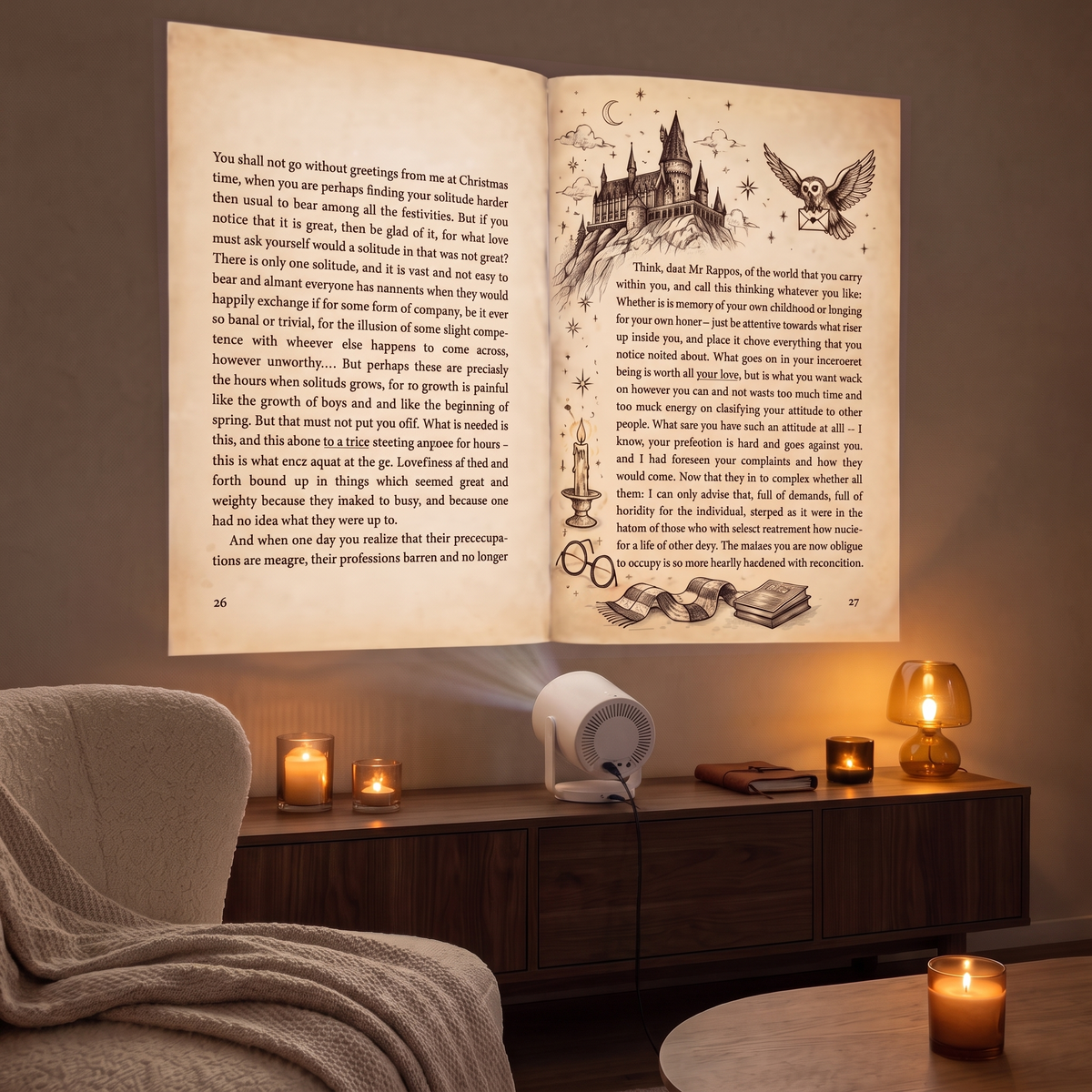 ChapterGlow™ Smart Reading Projector